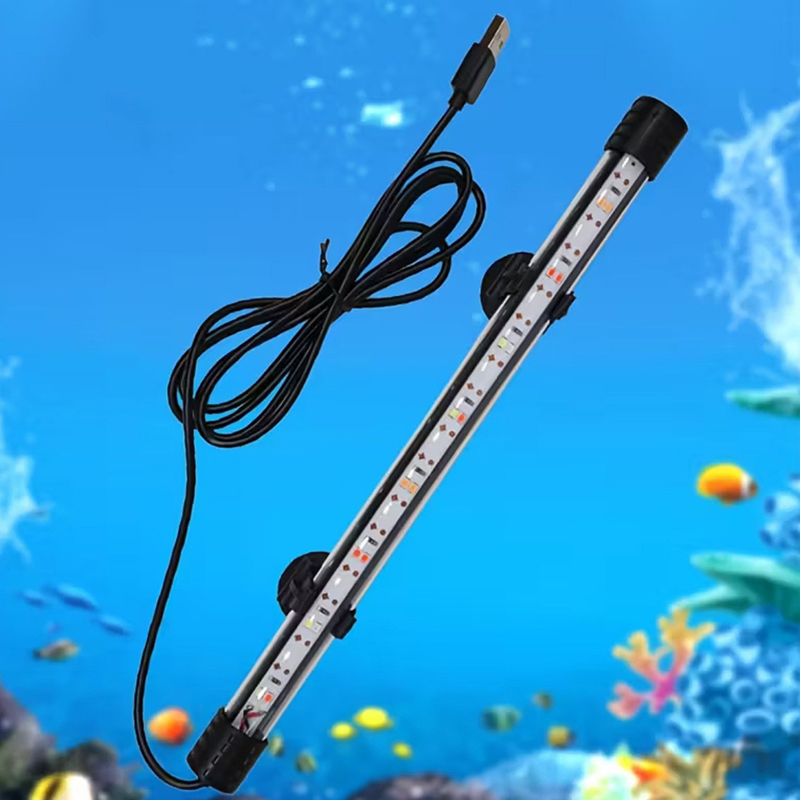 Aquarium Plant In Pot - 17-47CM USB 플러그 수족관 조명 LED