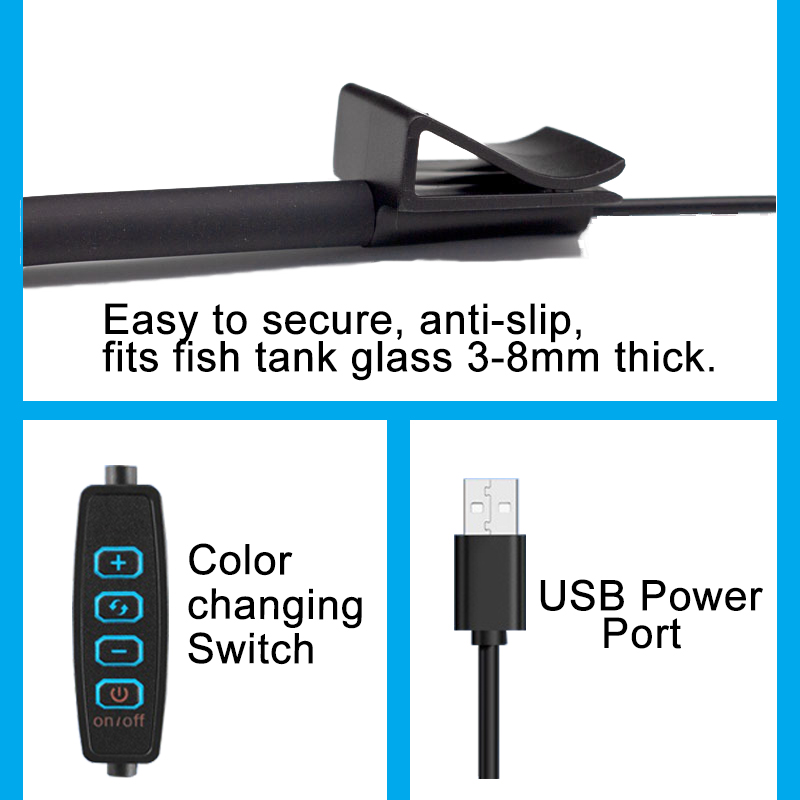 USB 수족관 LED 램프 어항 조명 장식 수생 식물  - Aquarium Plant In Pot 리뷰 및 가격