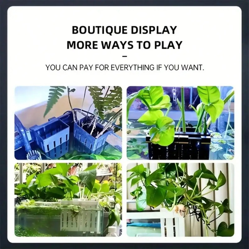 수족관 식물 홀더, 어항 수생 식물 고정용 클립이 있는 - Aquarium Plant In Pot 리뷰 및 가격