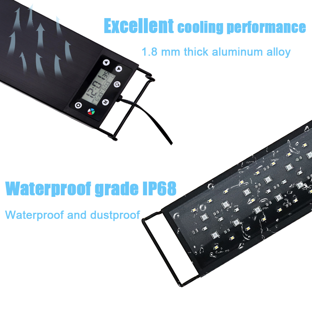 30-60cm 어항용 24시간 풀 스펙트럼 LED 조명 - Aquarium Plant In Pot 리뷰 및 가격